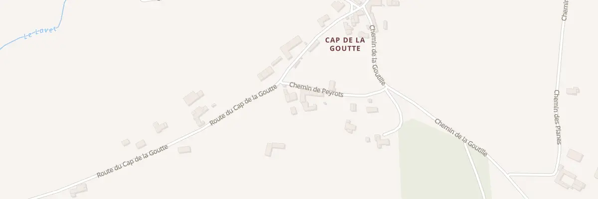 Plan du 2 Chem de Peyrots aux Tourreilles