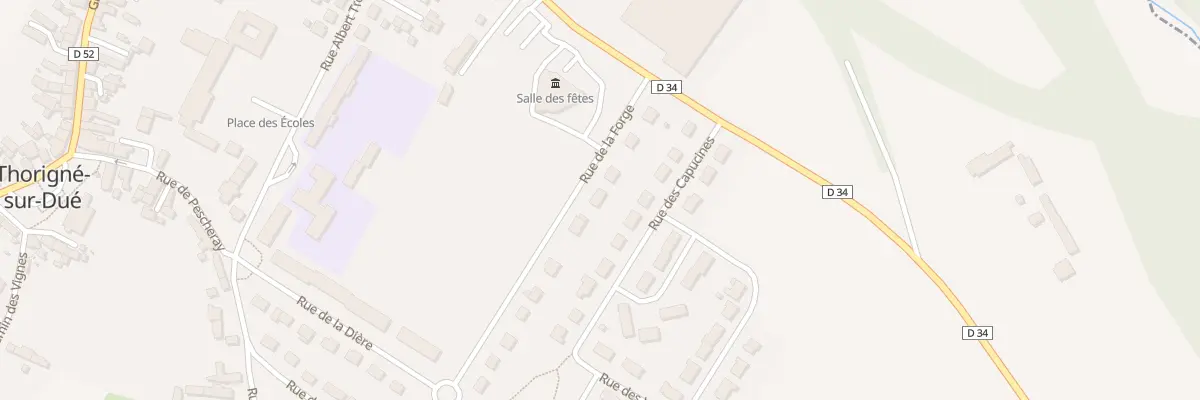 Plan du 28 Rue de la Forge à Thorigné-sur-Dué