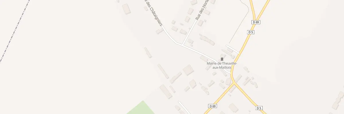 Plan du 3 Rue des Chataigniers à Theuville-aux-Maillots