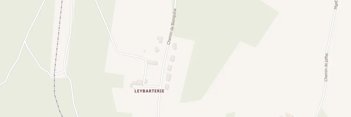 Plan du 2001 Che de Blanquine à Saint-Astier