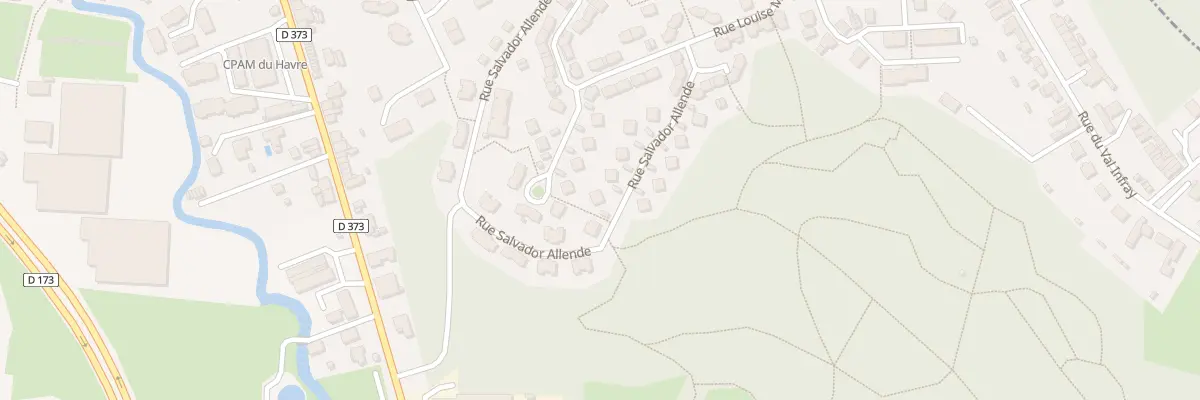 Plan du 16 Rue Salvador Allende à Lillebonne