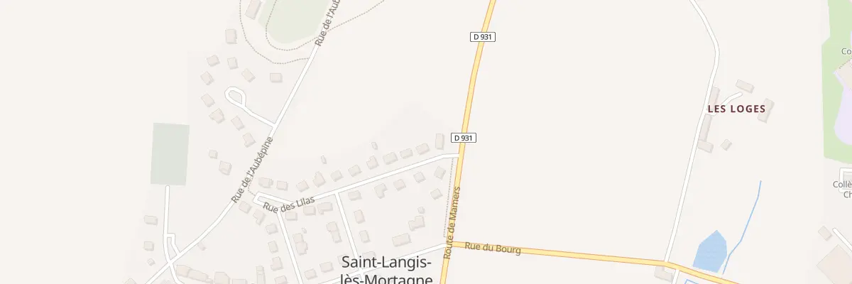 Plan du 4 Rue des Lilas à Saint-Langis-lès-Mortagne