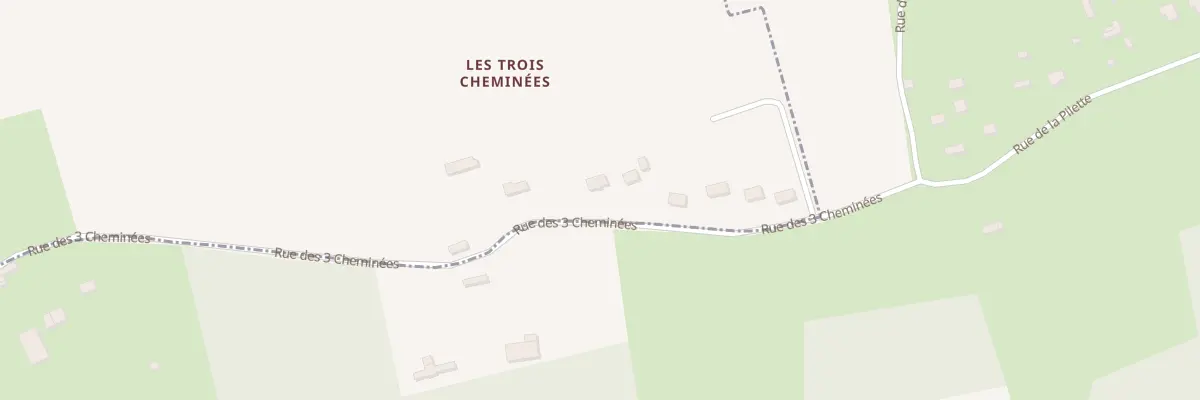 Plan du 597 Rue des Trois Cheminees à Saint-Martin-du-Tilleul