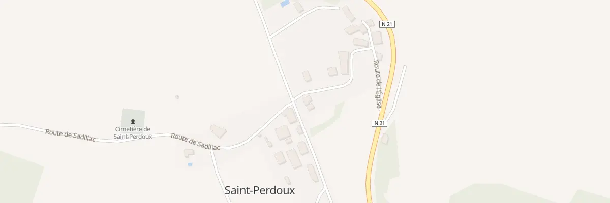 Plan du 36 Le Bourg Est à Saint-Perdoux