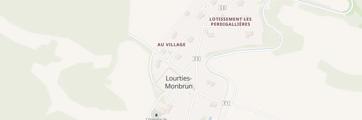 Plan du 86 Imp Lotissement Communal Sud à Lourties-Monbrun