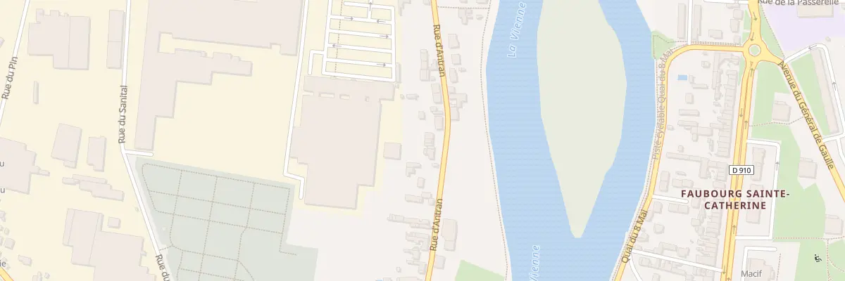 Plan du 153 Rue d’Antran à Châtellerault