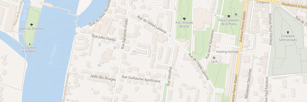 Plan du 57 Rue Stendhal à Châtellerault