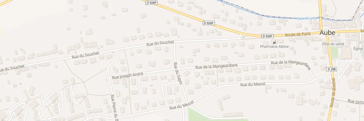 Plan du 4 Rue du Sapin à Aube