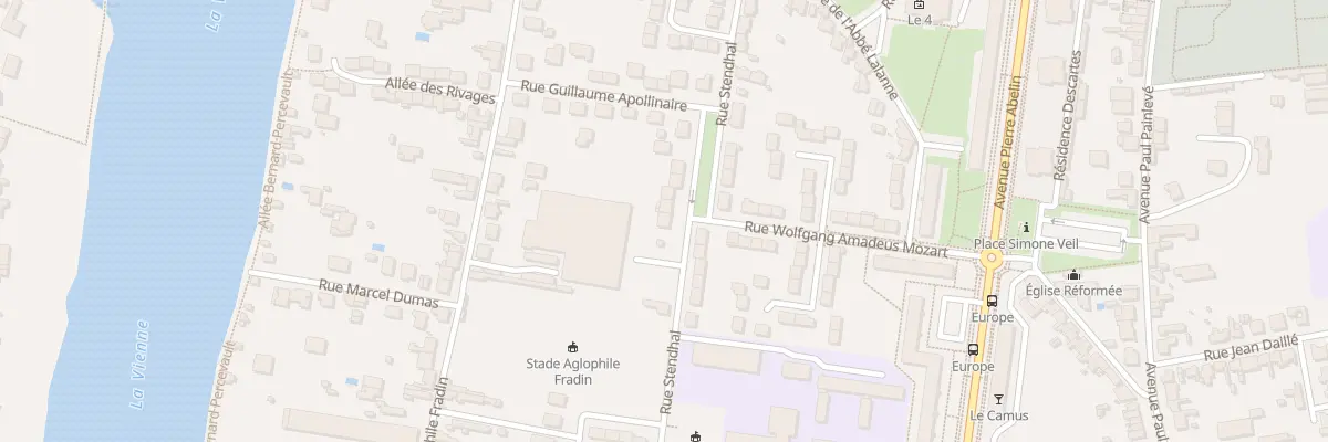 Plan du 23 Rue Stendhal à Châtellerault