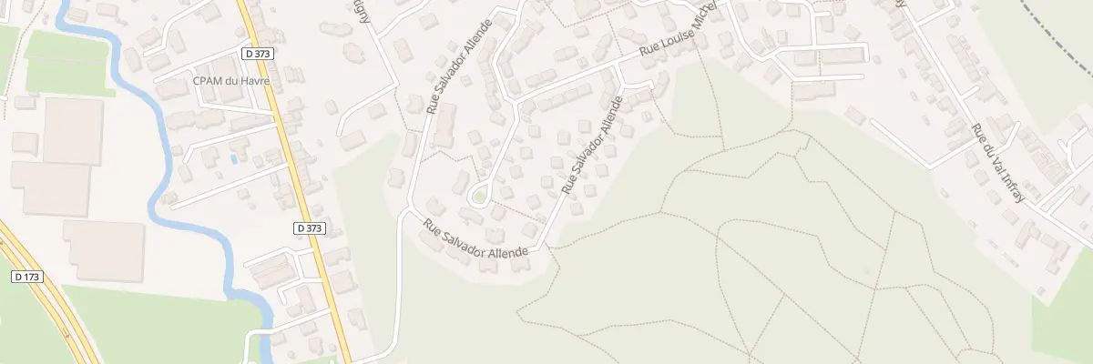 Plan du 14 Rue Salvador Allende à Lillebonne