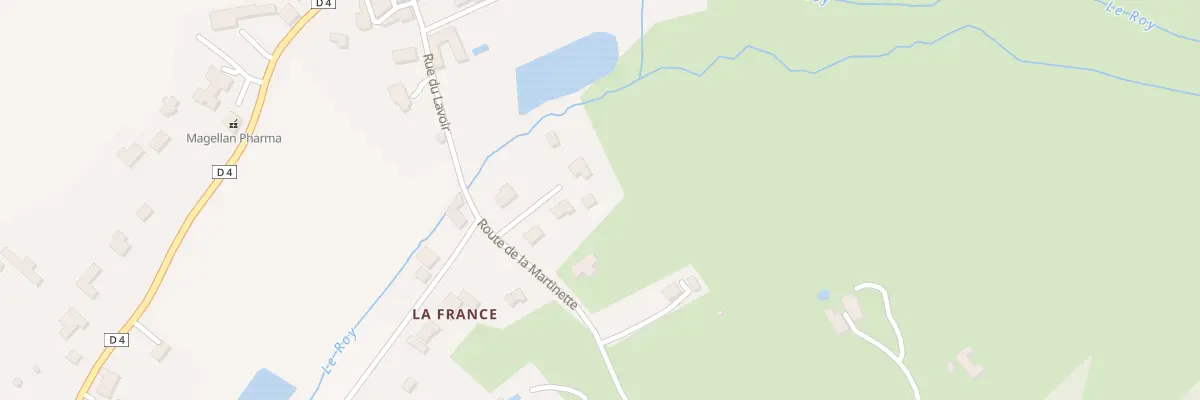 Plan du 6 All du Sureau à Villamblard