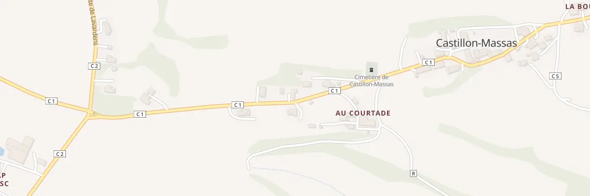Plan du 294 Rte des Quatre Chemins à Castillon-Massas