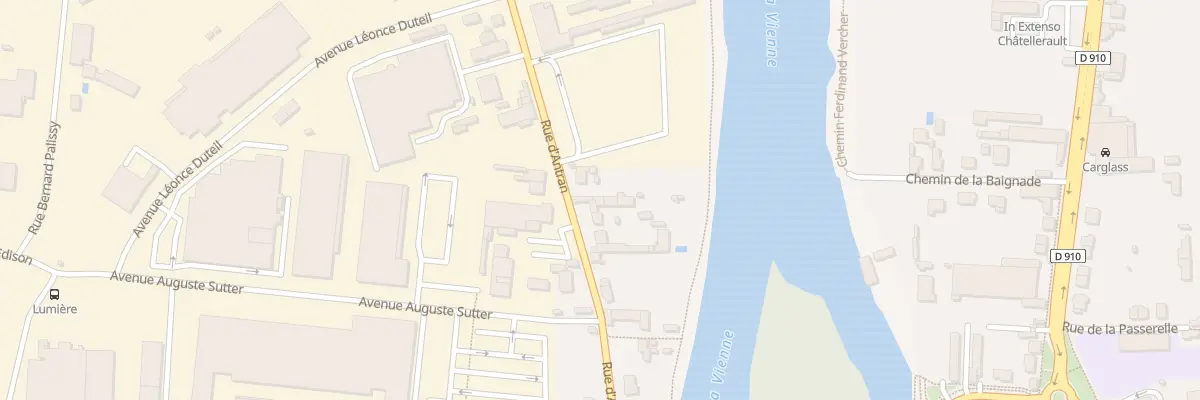 Plan du 184T Rue d’Antran à Châtellerault