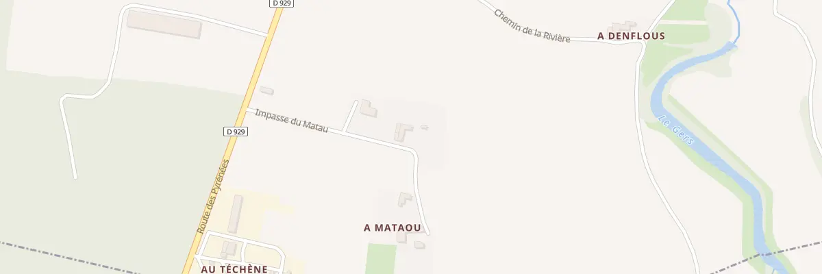 Plan du 5070 A Mataou à Chélan