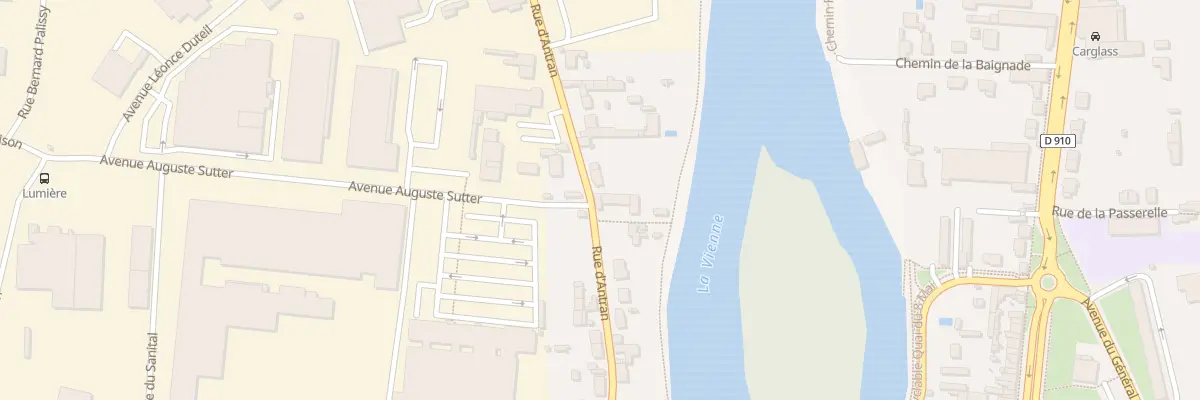 Plan du 168 Rue d’Antran à Châtellerault