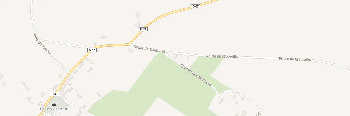 Plan du 155 Rte de Giverville à Épreville-en-Lieuvin