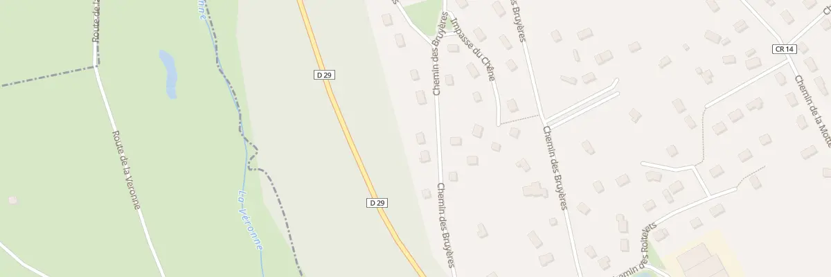 Plan du 1350 Che des Bruyères à Campigny