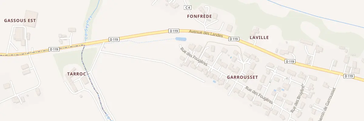 Plan du 311 Rue des Fougères à Brax