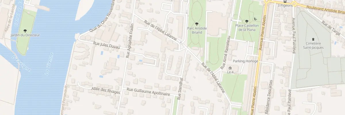 Plan du 61 Rue Stendhal à Châtellerault