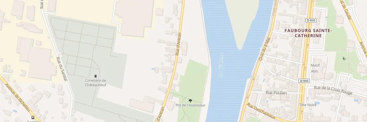 Plan du 134 Rue d’Antran à Châtellerault