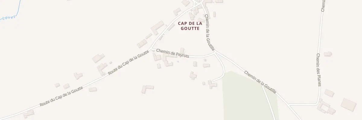 Plan du 6 Chem de Peyrots aux Tourreilles