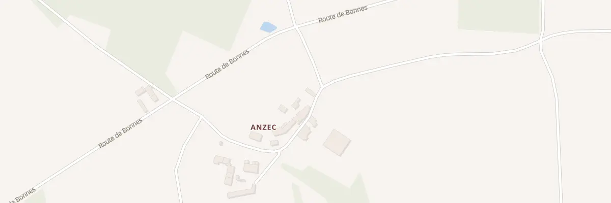 Plan du 3 Anzec à Jardres