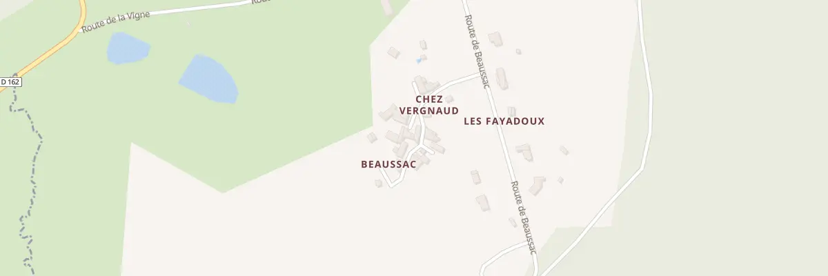 Plan du 5083 Chez Vergnaud à Montembœuf