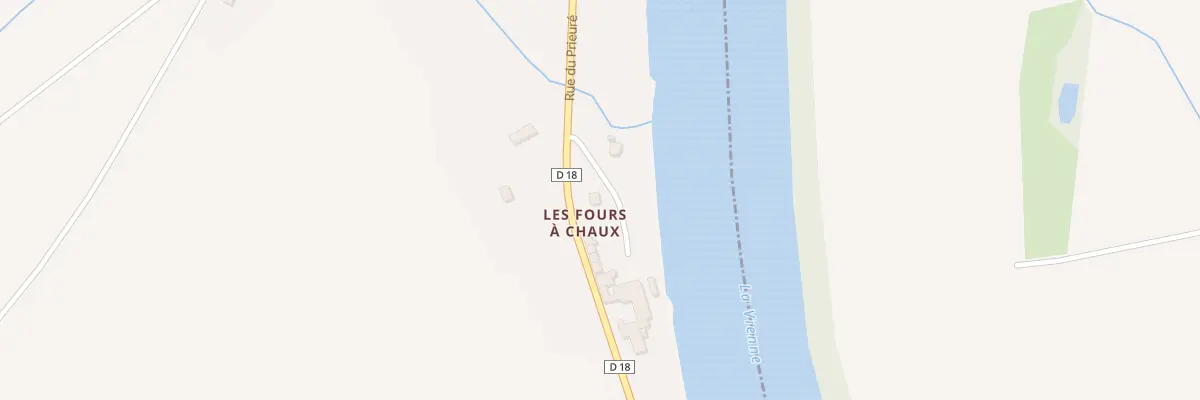 Plan du 1 Les Fours a Chaux à Marcilly-sur-Vienne