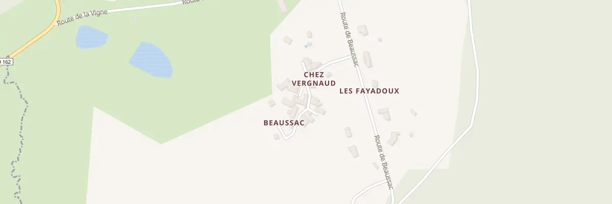 Plan du 14 Imp de Chez Vergnaud à Montembœuf