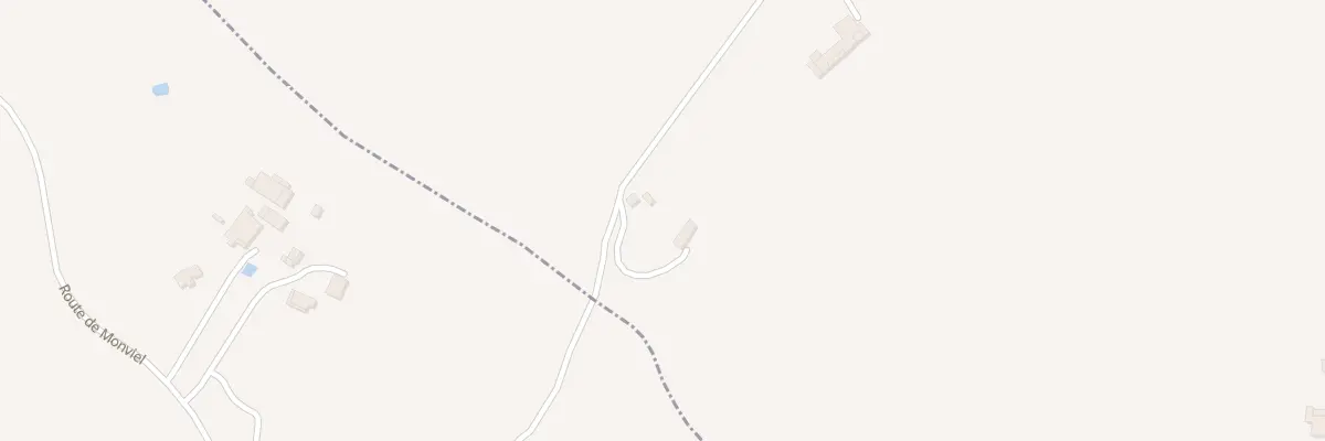 Plan du 779 Rte de Courcelles à Monviel