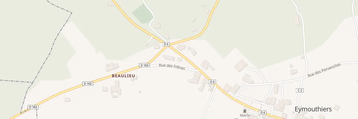 Plan du 54 Rte de Piégut à Eymouthiers
