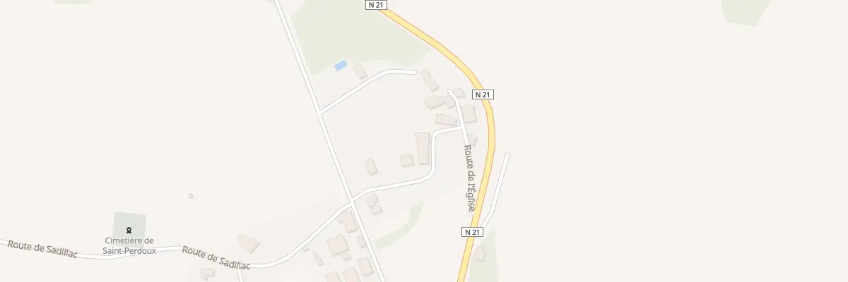 Plan du 35 Le Bourg Est à Saint-Perdoux
