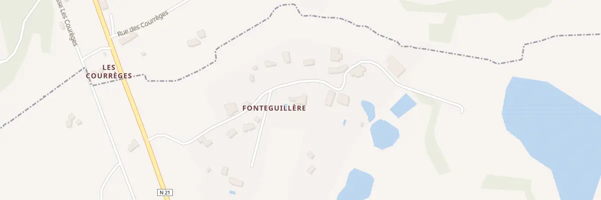 Plan du 49 Fontenguillere à Saint-Perdoux