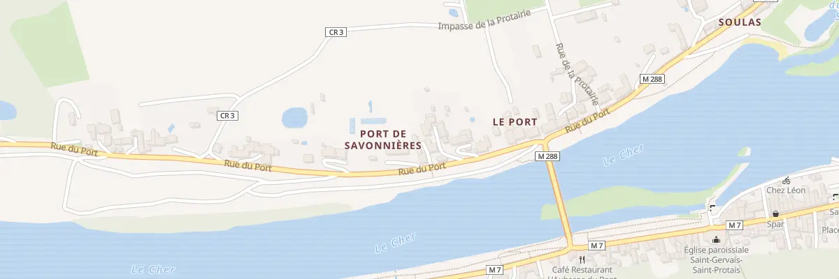 Plan du 58 Rue du Port à Savonnières