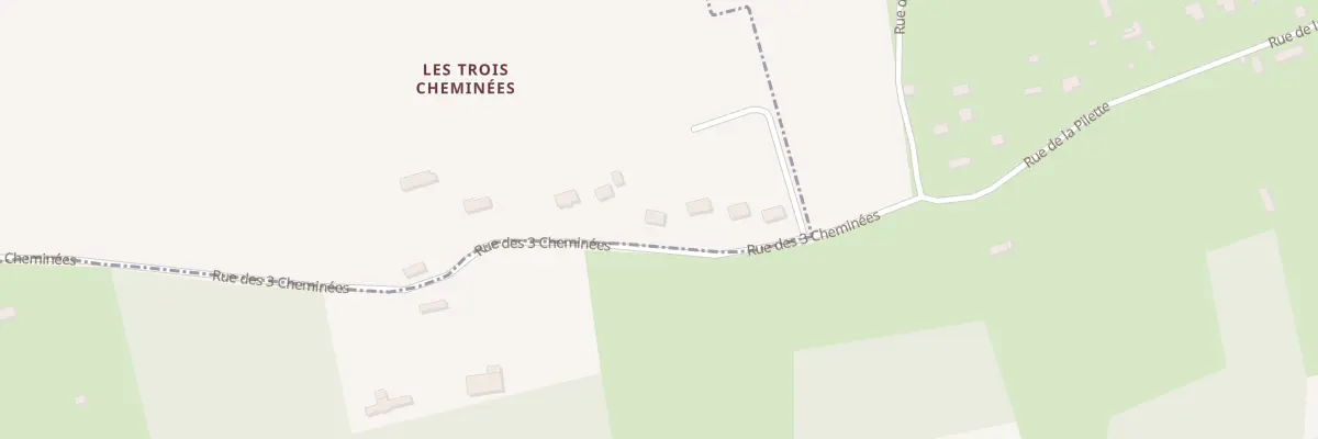 Plan du 633 Rue des Trois Cheminees à Saint-Martin-du-Tilleul
