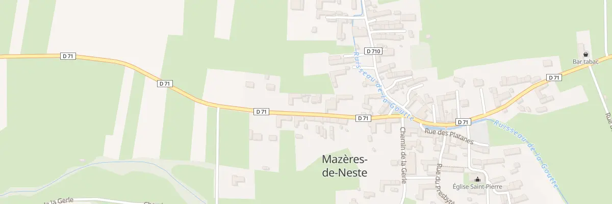 Plan du 10 Rue du Coudougné à Mazères-de-Neste