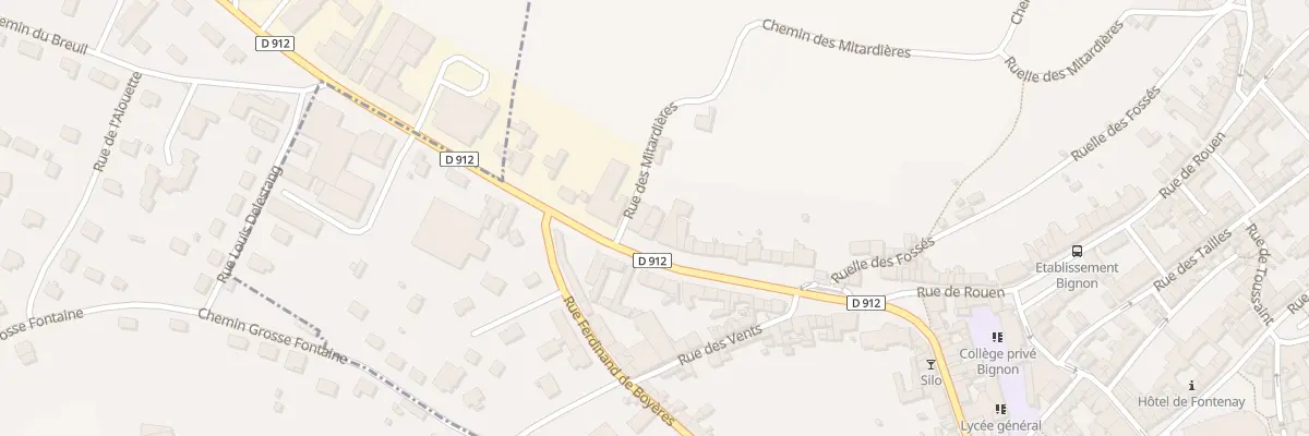 Plan du 46 Rue du Faubourg Saint Eloi à Mortagne-au-Perche