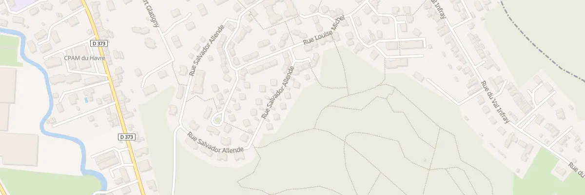 Plan du 13 Rue Salvador Allende à Lillebonne