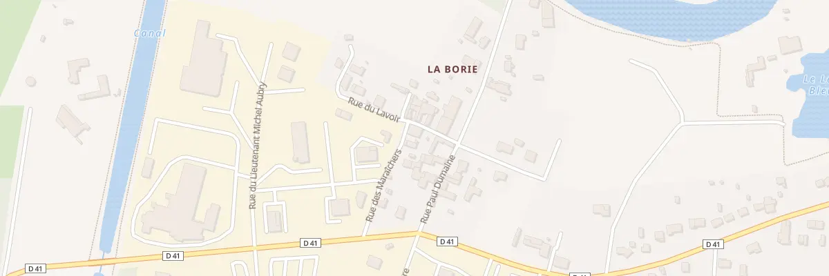 Plan du 2 Rte de la Borie à Saint-Astier