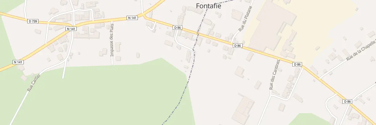 Plan du 5366 Fontafie à Nieuil