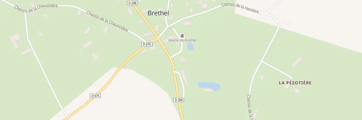 Plan du 51 Le Bourg à Brethel