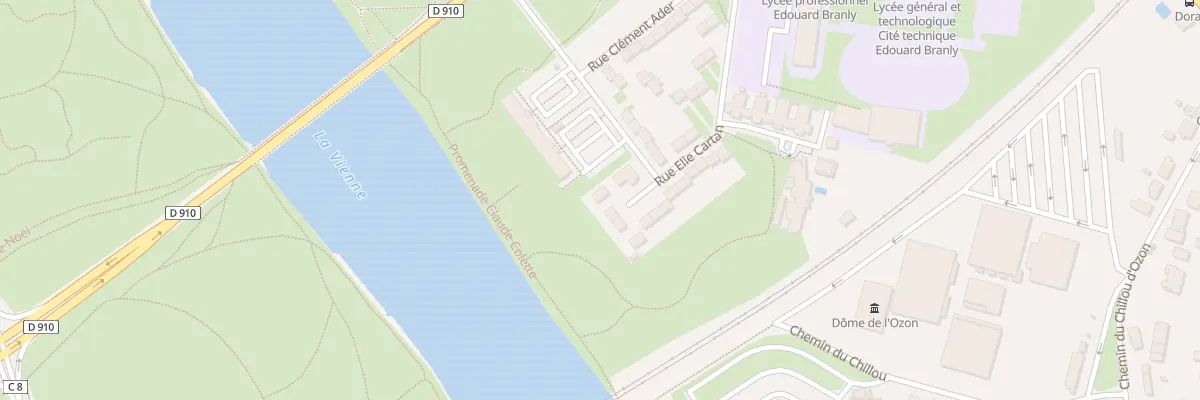 Plan du 1 Rue Élie Cartan à Châtellerault