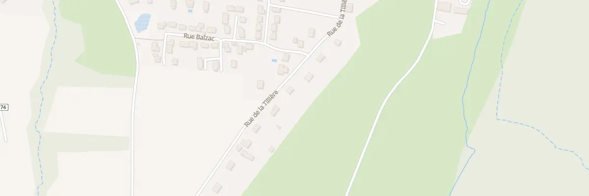 Plan du 427 La Chenaye à Saché