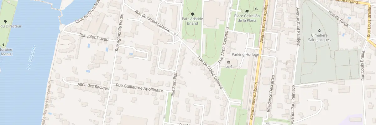 Plan du 38 Rue Stendhal à Châtellerault