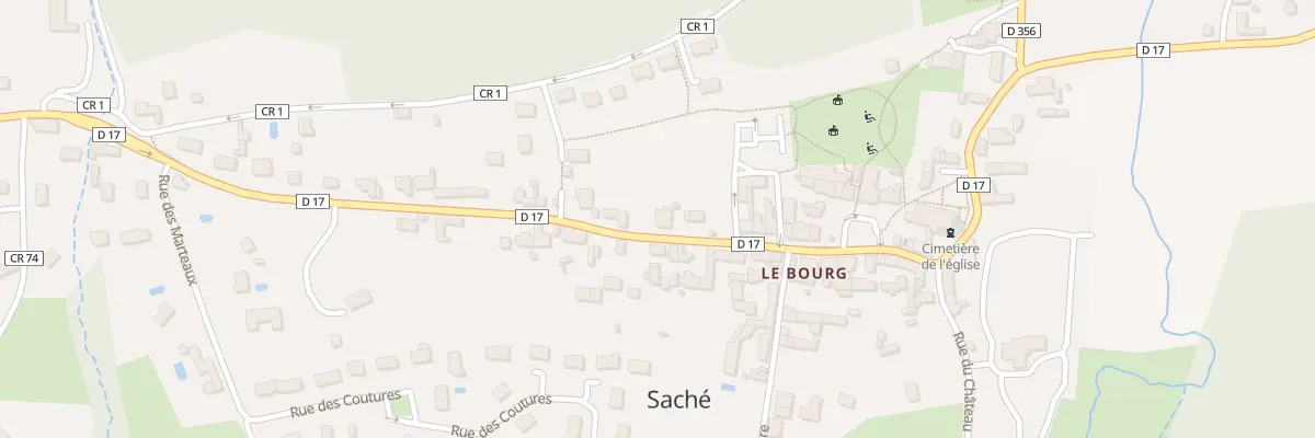 Plan du 25 Rue Principale à Saché