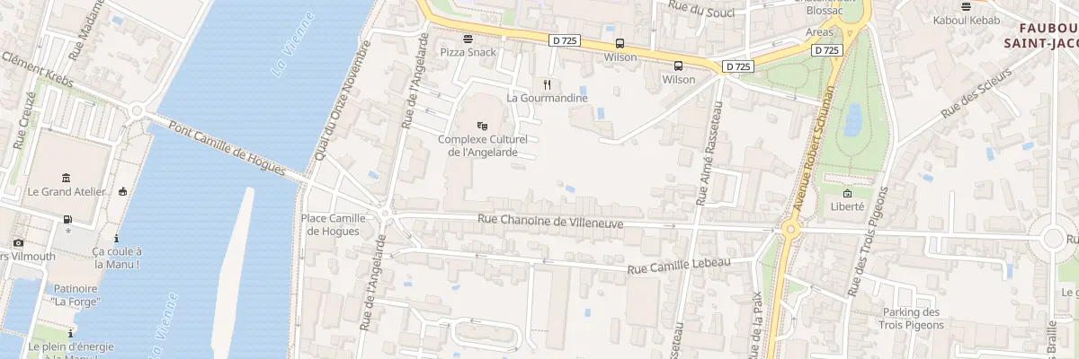 Plan du 33 Rue Chanoine Villeneuve à Châtellerault