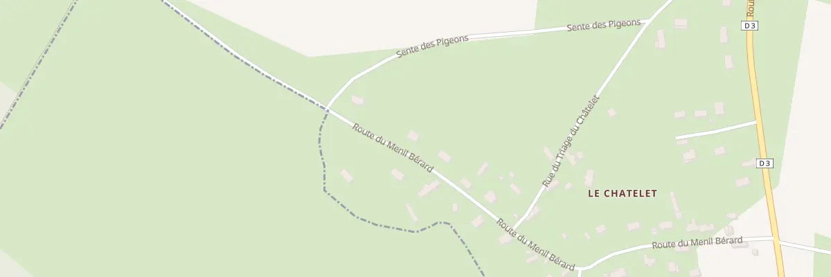 Plan du 468 Rte du Menil Bérard à Auguaise