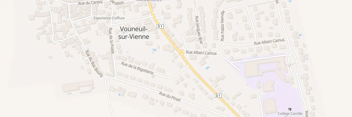 Plan du 18 Av Jean Jaurès à Vouneuil-sur-Vienne