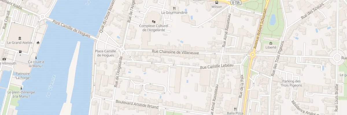 Plan du 32 Rue Chanoine Villeneuve à Châtellerault