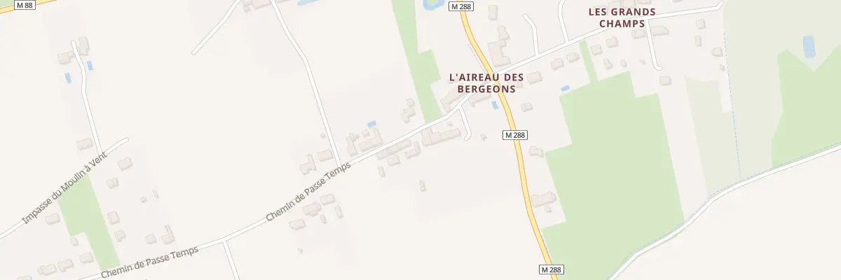 Plan du 32 Che de Passe Temps à Berthenay